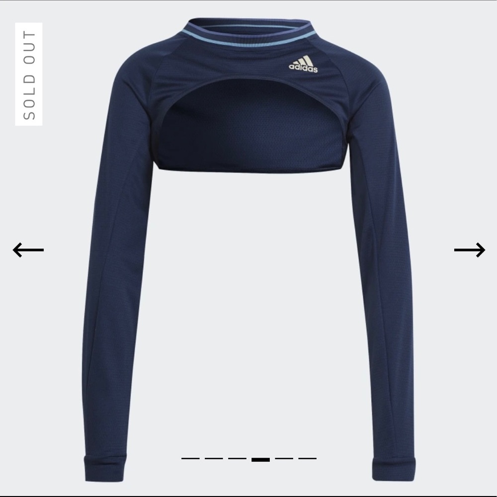 ADIDAS Cropped Tennis Shrug